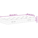 Bonnell Spring Mattress Medium 90x200 cm 372955