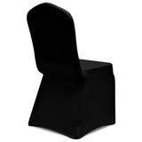 Chair Cover Stretch Black 18 pcs 3051638