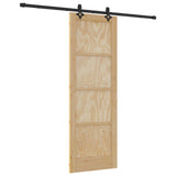 Sliding Door ORKDAL Natural 73.5 x 211 cm Solid Pine Wood 3445549