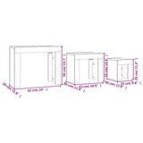 Nesting Coffee Tables 3 pcs Sonoma Oak Engineered Wood 808543