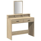 ZNTS Dressing Table with Drawers Sonoma Oak 100x41x140 cm 865147