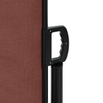 Retractable Side Awning Brown 160x1000 cm 4004734
