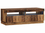 5 Piece LED TV Cabinet Old Wood Engineered Wood 3416850