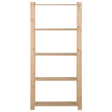 5-Tier Storage Rack 80x28.5x170 cm Solid Pinewood 327320