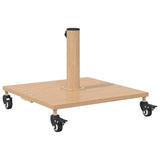 Outdoor Umbrella Base Light wood 45 x 45 x 31 cm Steel 42010366