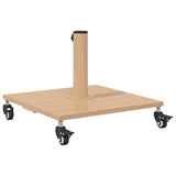 Parasol Base Light Wood 45 x 45 x 31.5 cm 42010366
