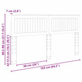 Headboard Sonoma Oak Engineered wood 888399