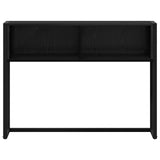 End Table Black Oak 100 x 36 x 75 cm Engineered Wood 886690