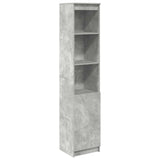 Highboard Concrete Grey 37.5x35x180 cm Engineered Wood 861673