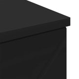 Bathroom Cabinet Black 30 x 35 x 80 cm Engineered wood & Metal 883325