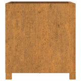 Planter with Legs Rusty 50x50x50 cm Corten Steel 823682