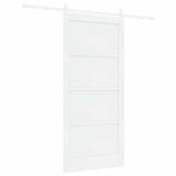 Sliding Door ORKDAL White 93 x 202 cm Solid Pine Wood 3333767