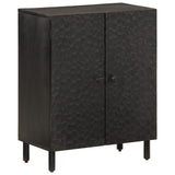 Side Cabinets 3 pcs Black 60x33x75 cm Solid Wood Mango 3206284