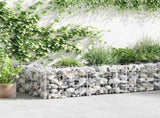 Gabion Wall Galvanised Steel 450x30x50 cm 143572
