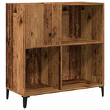 Record Cabinet Old Wood 84.5x38x89 cm Engineered Wood 857173
