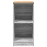 Garage Storage Cabinet Grey Sonoma 40x51x85 cm Solid Wood Pine 860540