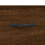 Highboard Brown Oak 69.5x34x180 cm Engineered Wood 3189508