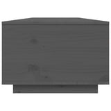 Coffee Table Grey 80x50x35.5 cm Solid Wood Pine 818262