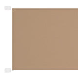 Vertical Awning Taupe 140x800 cm Oxford Fabric 148413