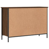 Shoe Cabinet Brown Oak 100x35x70 cm Engineered Wood 831847