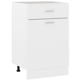 Drawer Bottom Cabinet Lyon White 50x46x81.5 cm Engineered Wood 801220