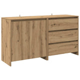 2 Piece Sideboard Artisan Oak Engineered Wood 3329178