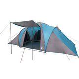 Family Tent Dome 6-Person Blue Waterproof 4009387
