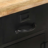Sideboard 60x30x76 cm Rough Mango Wood 320663
