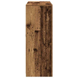 LED Sideboard 3 pcs Old Wood 202 x 37 x 100 cm Engineered Wood 3333126