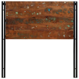 Headboard 100 cm Solid Wood Reclaimed and Iron 4017544