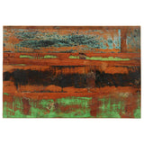 Rectangular Table Top 60x90 cm 15-16 mm Solid Reclaimed Wood 286044