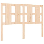 ZNTS Bed Frame without Mattress 120x200 cm Solid Wood 3194111