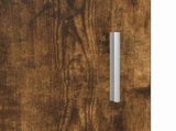 Wooden Cabinet Smoked Oak 50 x 29 x 100 cm Engineered Wood 880226