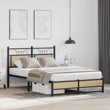 Bed Frame without Mattress Sonoma Oak 120x190 cm Small Double Engineered Wood 4106959