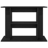 Aquarium Stand Black Oak 80x35x60 cm Engineered Wood 862149