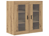 Highboard 2 pcs Artisan Oak 69.5 x 34 x 180 cm Engineered Wood 3415978