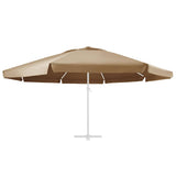 Replacement Fabric for Outdoor Parasol Taupe 610 cm 312549