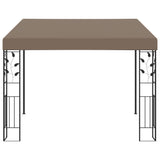 Wall-mounted Gazebo 3x3x2.5 m Taupe 312265