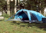 Camping Tent Cabin 4-Person Blue Waterproof 94714