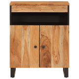 Sideboard with 2 Doors 60x33x75 cm Solid Wood Acacia 352914