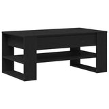 Coffee Table Black Oak 102 x 55 x 45 cm Engineered Wood 862729