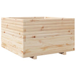 ZNTS Garden Planter 80x80x49.5 cm Solid Wood Pine 3282529