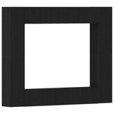 TV Cabinet Set 8 pcs Black oak Medium Engineered wood 3393472
