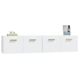 Wall Cabinets 2 pcs White 80x35x36.5 cm Engineered Wood 3115644