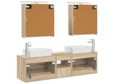 Bathroom Furniture Set 5 pcs Sonoma Oak 3406833
