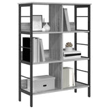 Bookshelf Grey Sonoma 82 x 32 x 112 cm Engineered Wood 883991
