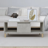 Coffee Table Concrete Grey 90x50x36,5 cm Engineered Wood 821064