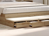 Bed Drawers Artisan Oak 120 x 36.5 x 16.5 cm Engineered Wood 866946
