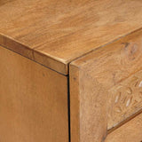 Bedside Cabinet Light Brown 50 x 33 x 62 cm Solid Acacia wood 4018089