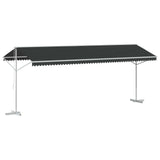 Free Standing Awning Anthracite 6 x 3 m Polyester 42033622